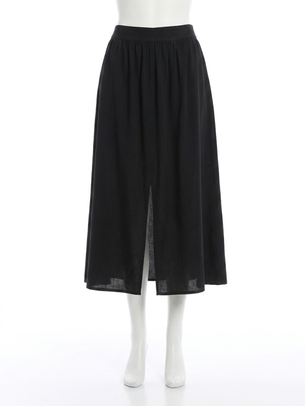 NEW NATION LTD vida midi skirt in jet black